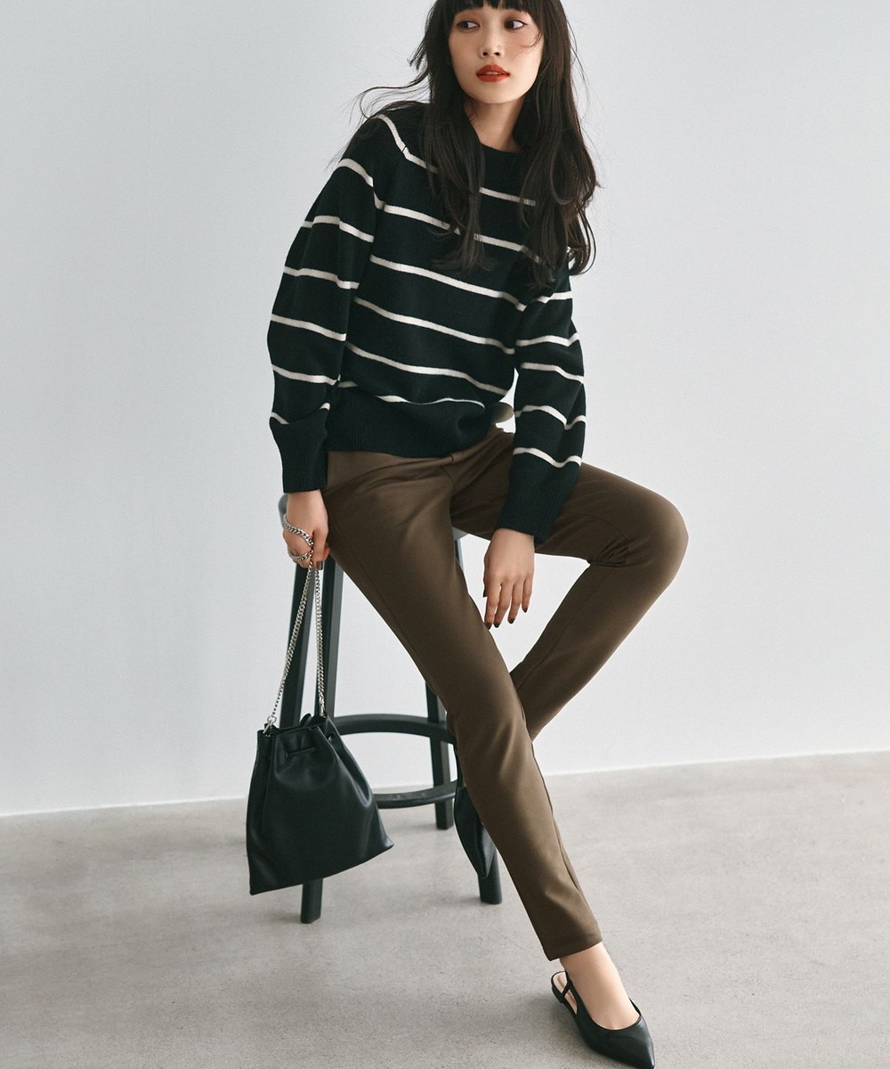 【オンワード】 UNFILO>パンツ 【洗える/ストレッチ】beauty warm スリムフィットパンツ カーキ S レディース 【オンワード】 UNFILO>パンツ 【洗える/ストレッチ】beauty warm スリムフィットパンツ カーキ S レディース