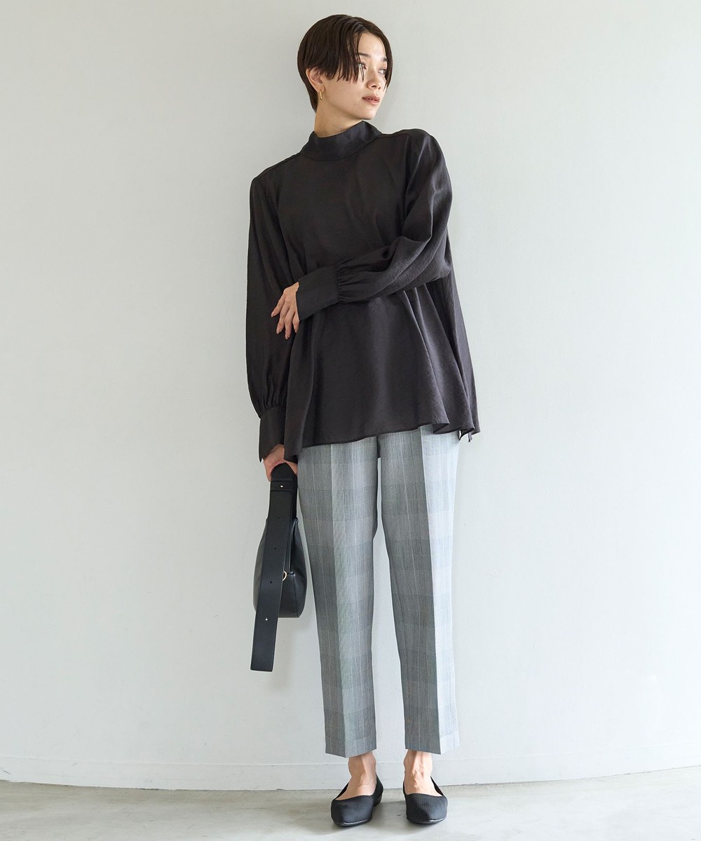 イージーケア  テーパードパンツ