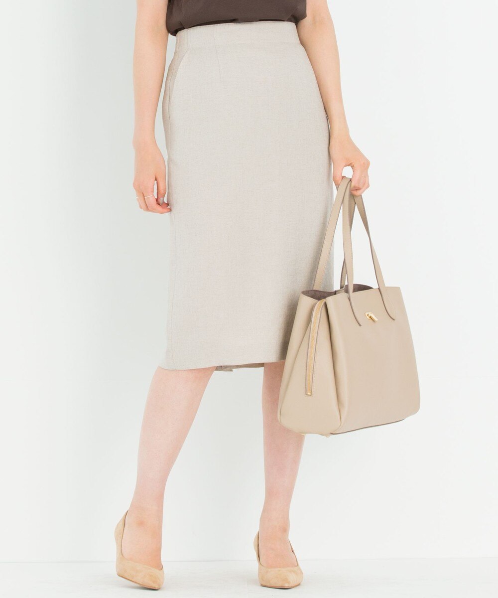 【オンワード】 23区>スカート 【洗える】プレンウェーブストレッチ タイトスカート ベージュ 36 レディース 【送料無料】