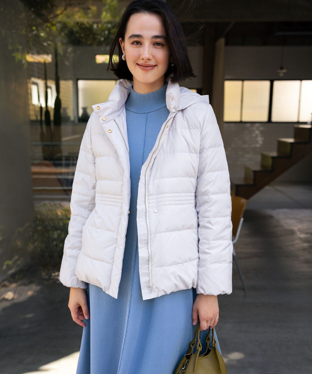 【オンワード】 組曲>ジャケット/アウター ライトタフタショートダウンコート アイスグレー 3 レディース 【オンワード】 組曲>ジャケット/アウター ライトタフタショートダウンコート アイスグレー 3 レディース