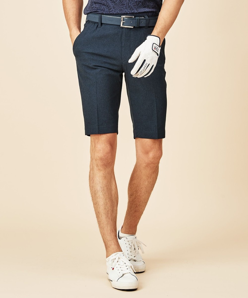 【オンワード】 23区GOLF>パンツ メッシュ素材で伸び伸び快適【MEN】ドッツエアー ハーフパンツ ライトグレー L メンズ 【送料無料】