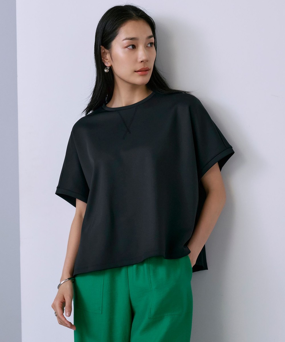 【オンワード】 ICB>トップス 【洗える】サマーダンボール プルオーバー ブラック S レディース 【オンワード】 ICB>トップス 【洗える】サマーダンボール プルオーバー ブラック S レディース