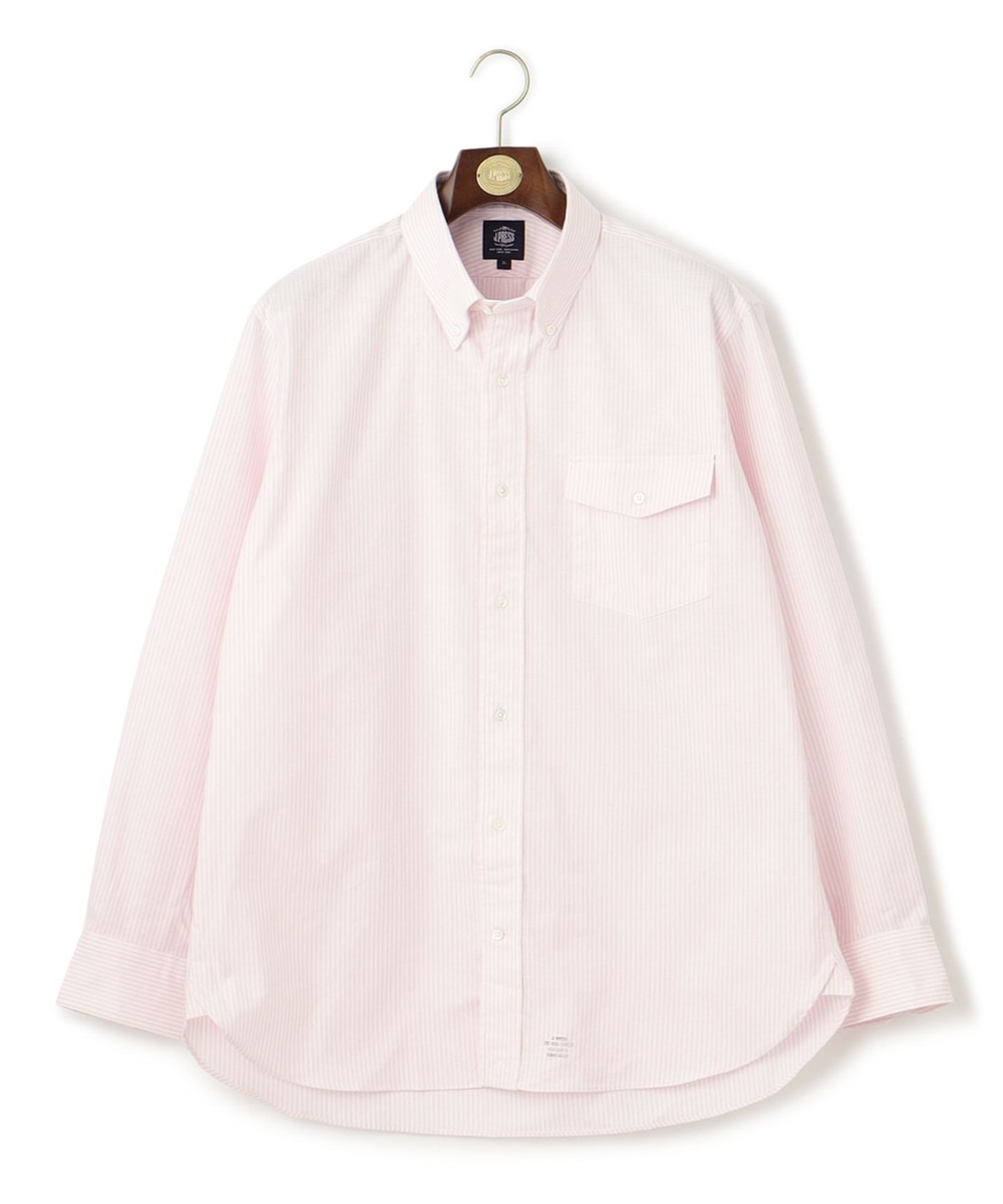 【オンワード】 J.PRESS MEN>トップス 【KING SIZE】【定番】アービングキャンディストライプ シャツ / ボタンダウン ピンク 2L メンズ 【オンワード】 J.PRESS MEN>トップス 【KING SIZE】【定番】アービングキャンディストライプ シャツ / ボタンダウン ピンク 2L メンズ