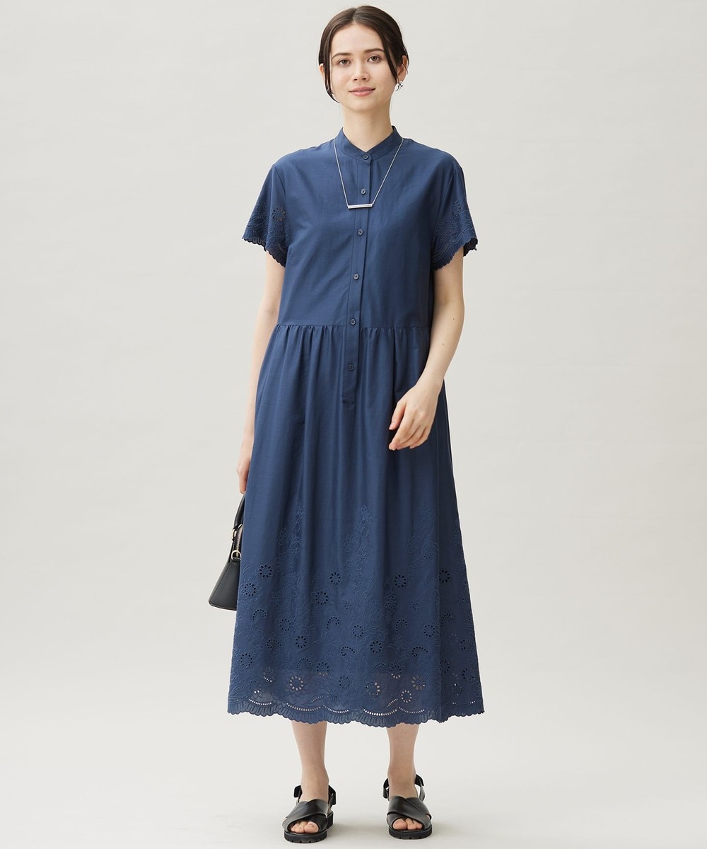 【オンワード】 自由区 L(大きいサイズ)>ワンピース 【17号サイズまで展開・カタログ掲載・接触冷感・洗える】エンブロイダリーローンシャツ ワンピース コバルトブルー 48 レディース 【オンワード】 自由区 L(大きいサイズ)>ワンピース 【17号サイズまで展開・カタログ掲載・接触冷感・洗える】エンブロイダリーローンシャツ ワンピース コバルトブルー 48 レディース