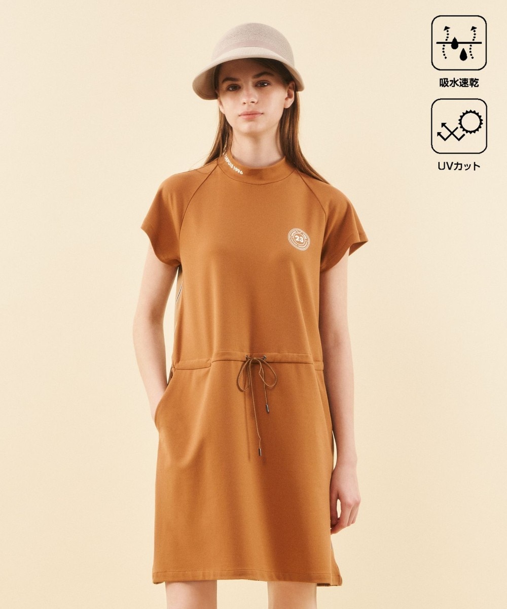 【オンワード】 23区GOLF>ワンピース 【WOMEN】【吸水速乾/UVケア】モックネック ワンピース キャメル SM レディース 【オンワード】 23区GOLF>ワンピース 【WOMEN】【吸水速乾/UVケア】モックネック ワンピース キャメル SM レディース