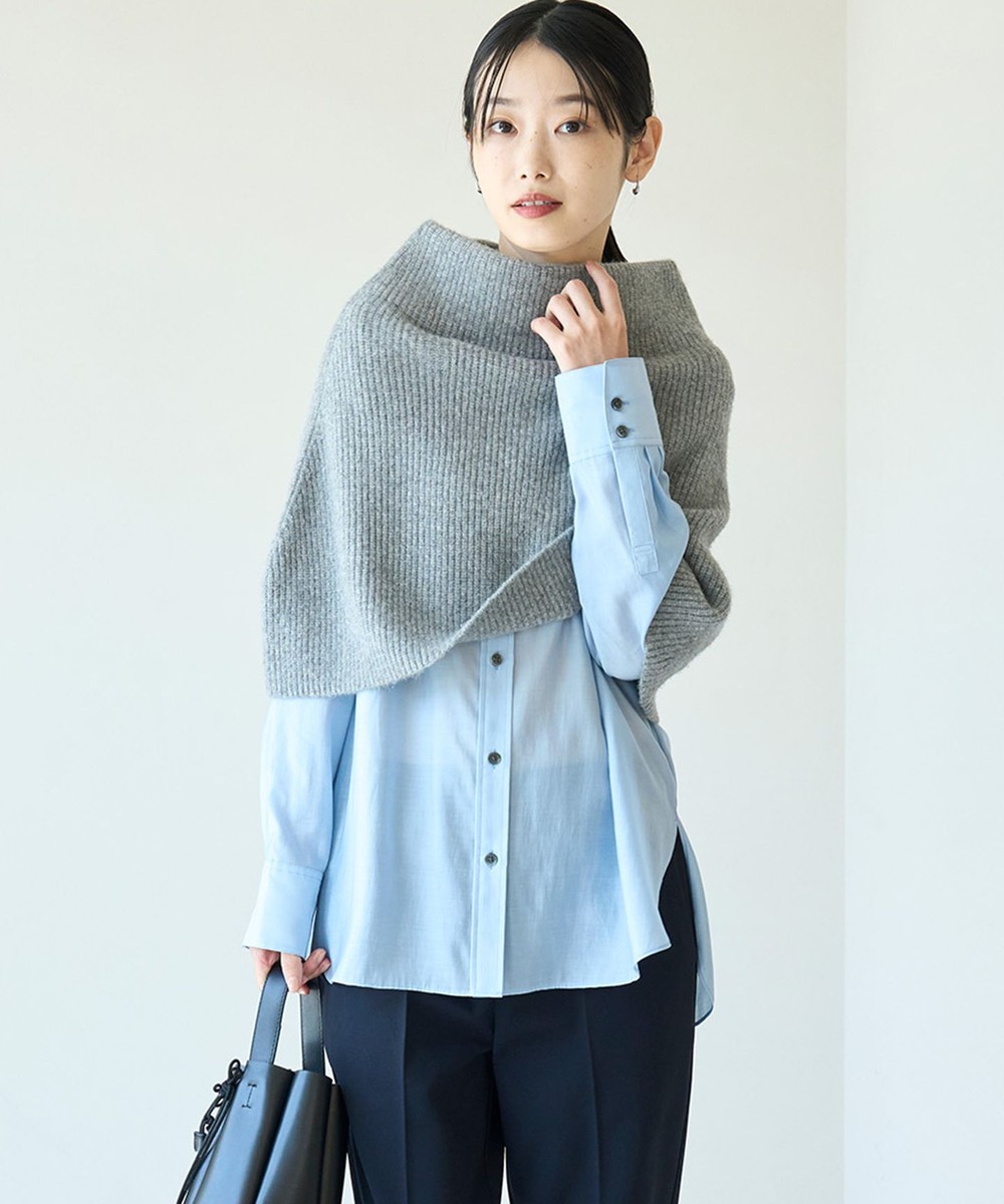 【オンワード】 UNFILO>ファッション雑貨 【WEB/一部店舗限定】ふわふわニット ケープスヌード グレー F レディース 【オンワード】 UNFILO>ファッション雑貨 【WEB/一部店舗限定】ふわふわニット ケープスヌード グレー F レディース