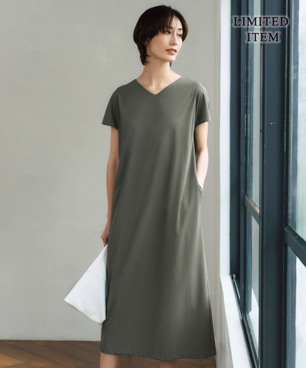 【オンワード】 ICB L(大きいサイズ)>ワンピース 【WEB限定・洗える】 アトラストリコット ストレートワンピース カーキ L レディース 【オンワード】 ICB L(大きいサイズ)>ワンピース 【WEB限定・洗える】 アトラストリコット ストレートワンピース カーキ L レディース