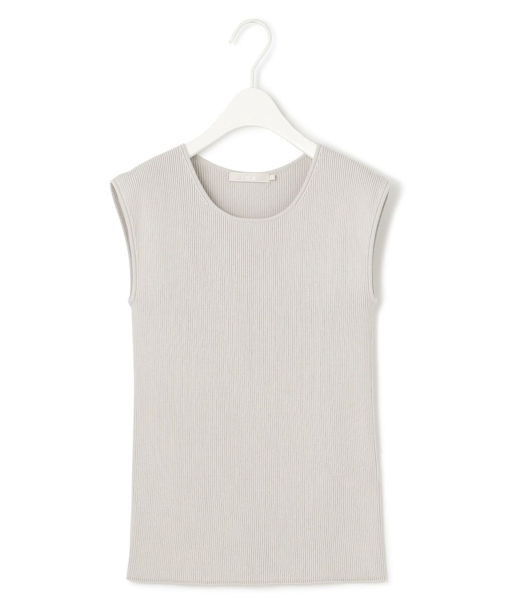 【オンワード】 ICB>トップス 【UVカット・洗える】 オーガニックコットンリブ ノースリーブニット トープ S レディース 【オンワード】 ICB>トップス 【UVカット・洗える】 オーガニックコットンリブ ノースリーブニット トープ S レディース