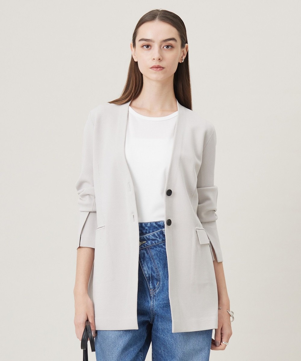 【オンワード】 ICB>ジャケット/アウター 【洗える】シンセティックミラノリブ ニットジャケット トープ XS レディース 【オンワード】 ICB>ジャケット/アウター 【洗える】シンセティックミラノリブ ニットジャケット トープ XS レディース