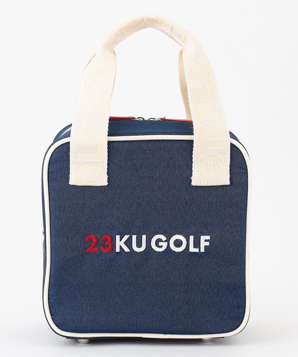 【オンワード】 23区GOLF>バッグ 【WOMEN】合皮×デニム調保冷カートバッグ ネイビー F レディース 【送料当社負担】