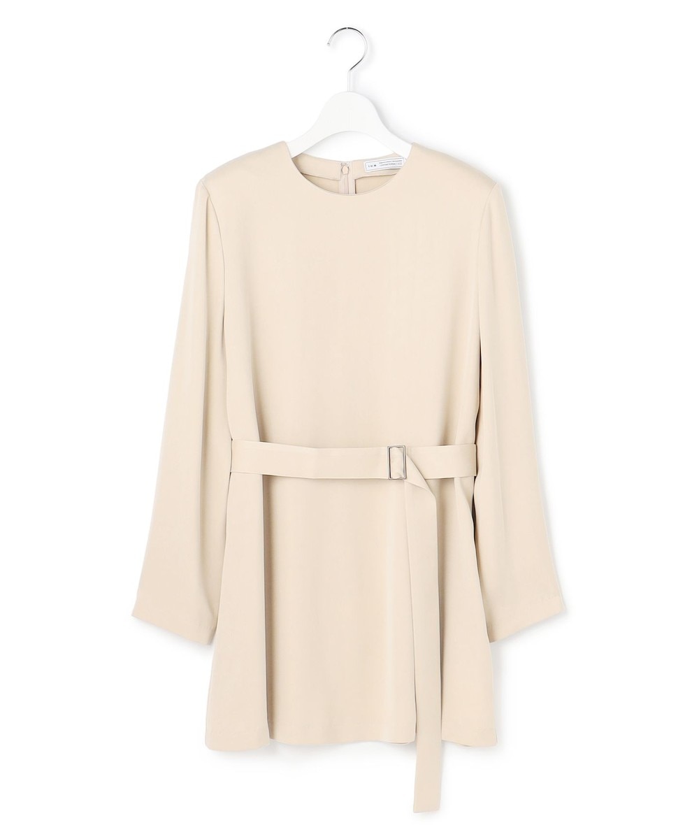 【オンワード】 ICB>トップス 【WEB&一部店舗限定】BrightCupraSatin チュニックブラウス ベージュ 6 レディース 【オンワード】 ICB>トップス 【WEB&一部店舗限定】BrightCupraSatin チュニックブラウス ベージュ 6 レディース