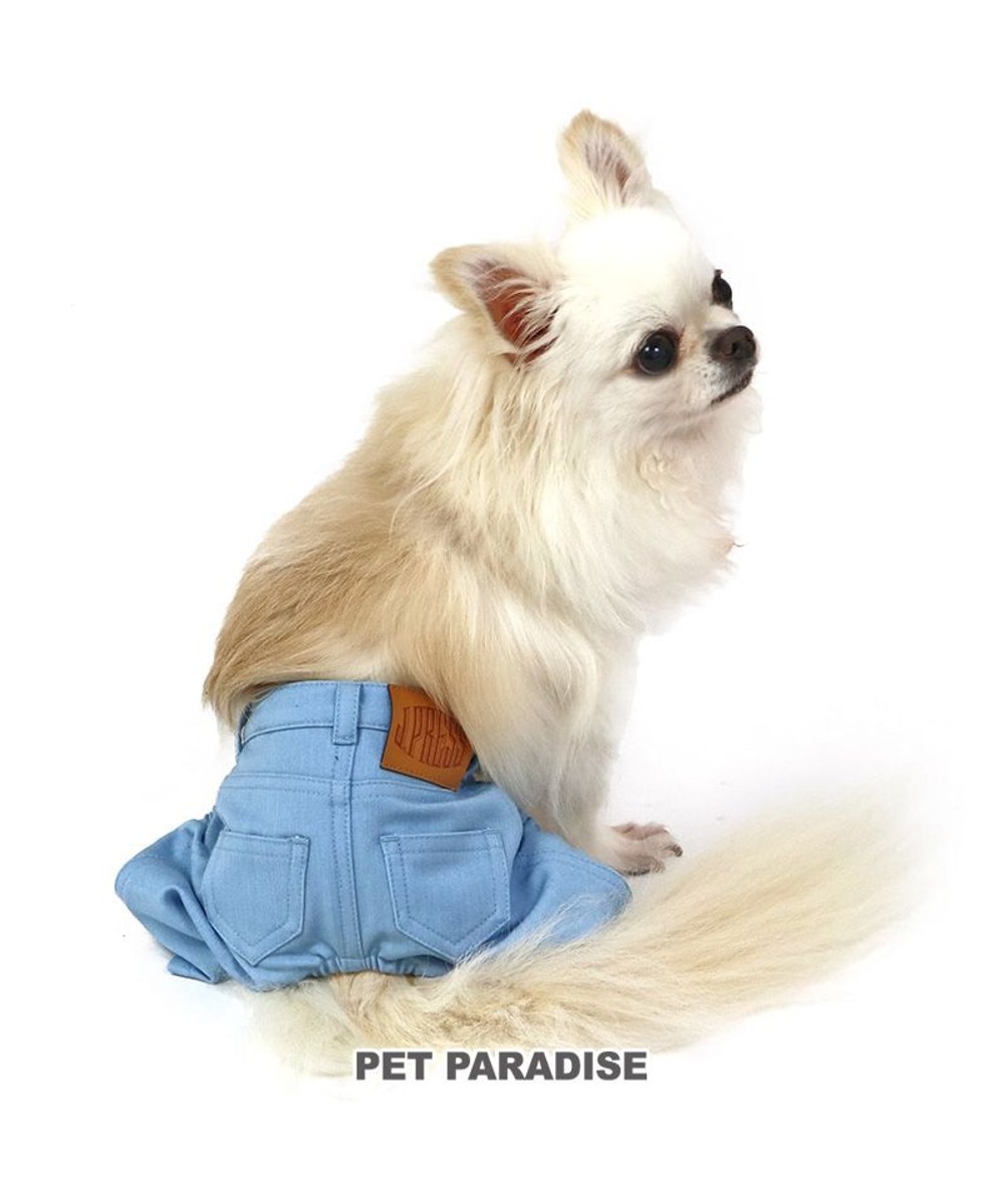 ＜オンワード＞PET PARADISE>ペットグッズ J.PRESS ライトデニム パンツ 【小型犬】 水色 Ｓ