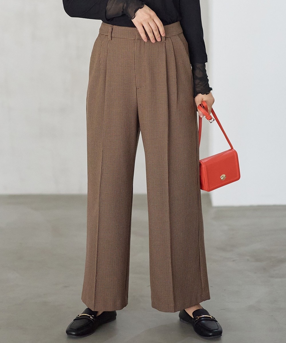 【オンワード】 ANY L>パンツ 【洗濯機可/裏起毛/ウエストゴム/2WAYストレッチ】ウォームワイドパンツ ブラウンガンクラブ XL レディース 【オンワード】 ANY L>パンツ 【洗濯機可/裏起毛/ウエストゴム/2WAYストレッチ】ウォームワイドパンツ ブラウンガンクラブ XL レディース