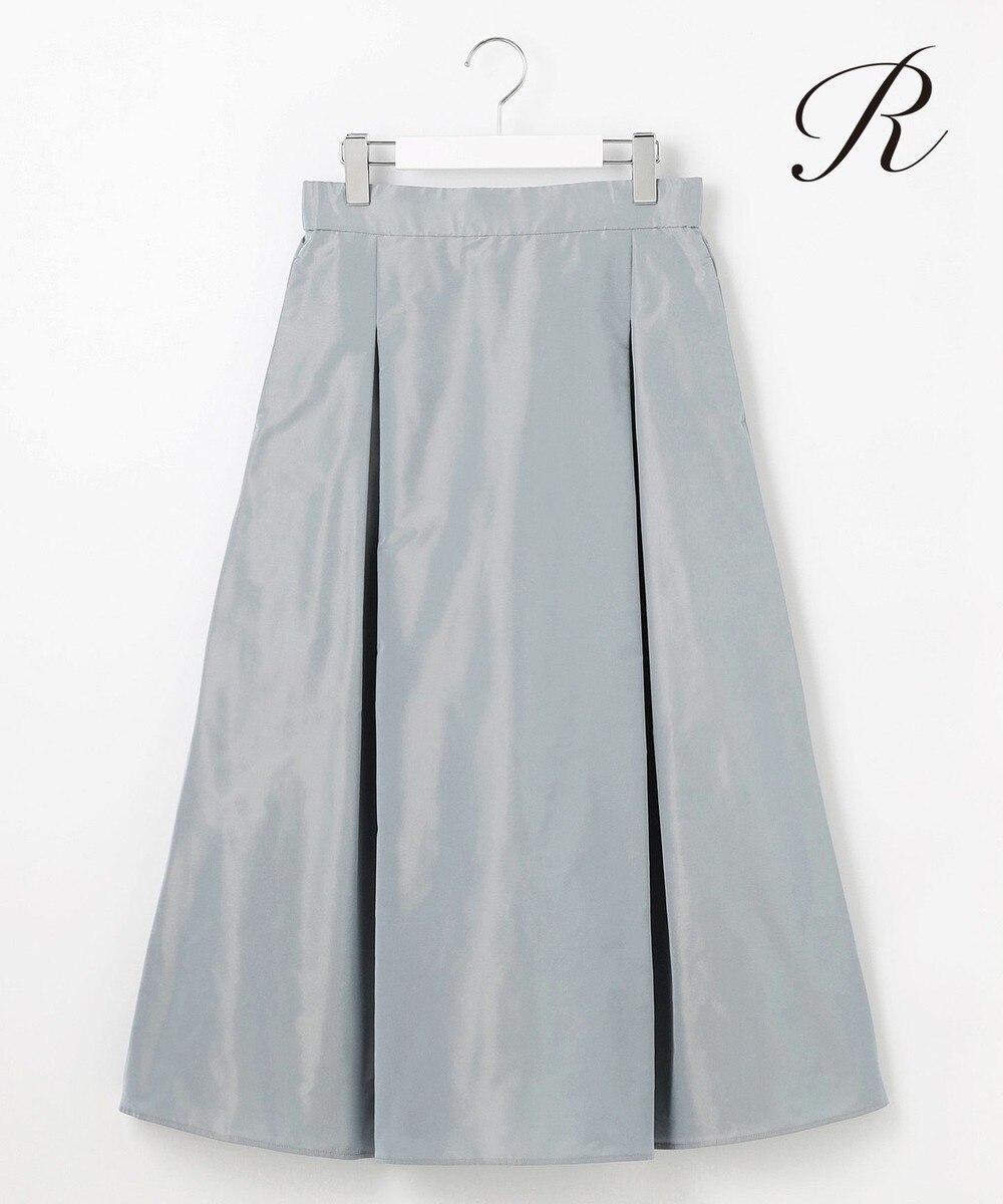 【オンワード】 23区>スカート 【R(アール)】ブライトタフタ スカート ブルーグレー 38 レディース