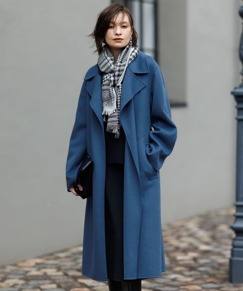 【オンワード】 ICB L(大きいサイズ)>ジャケット/アウター WoolRever ロングコート ブルーグレー 48 レディース 【オンワード】 ICB L(大きいサイズ)>ジャケット/アウター WoolRever ロングコート ブルーグレー 48 レディース