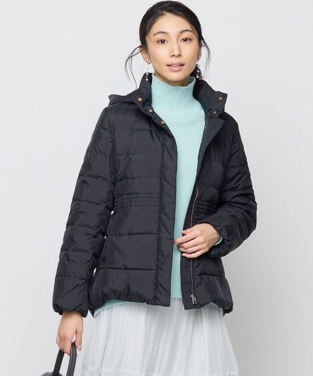 【オンワード】 組曲>ジャケット/アウター ライトタフタショートダウンコート ブラック 2 レディース 【オンワード】 組曲>ジャケット/アウター ライトタフタショートダウンコート ブラック 2 レディース