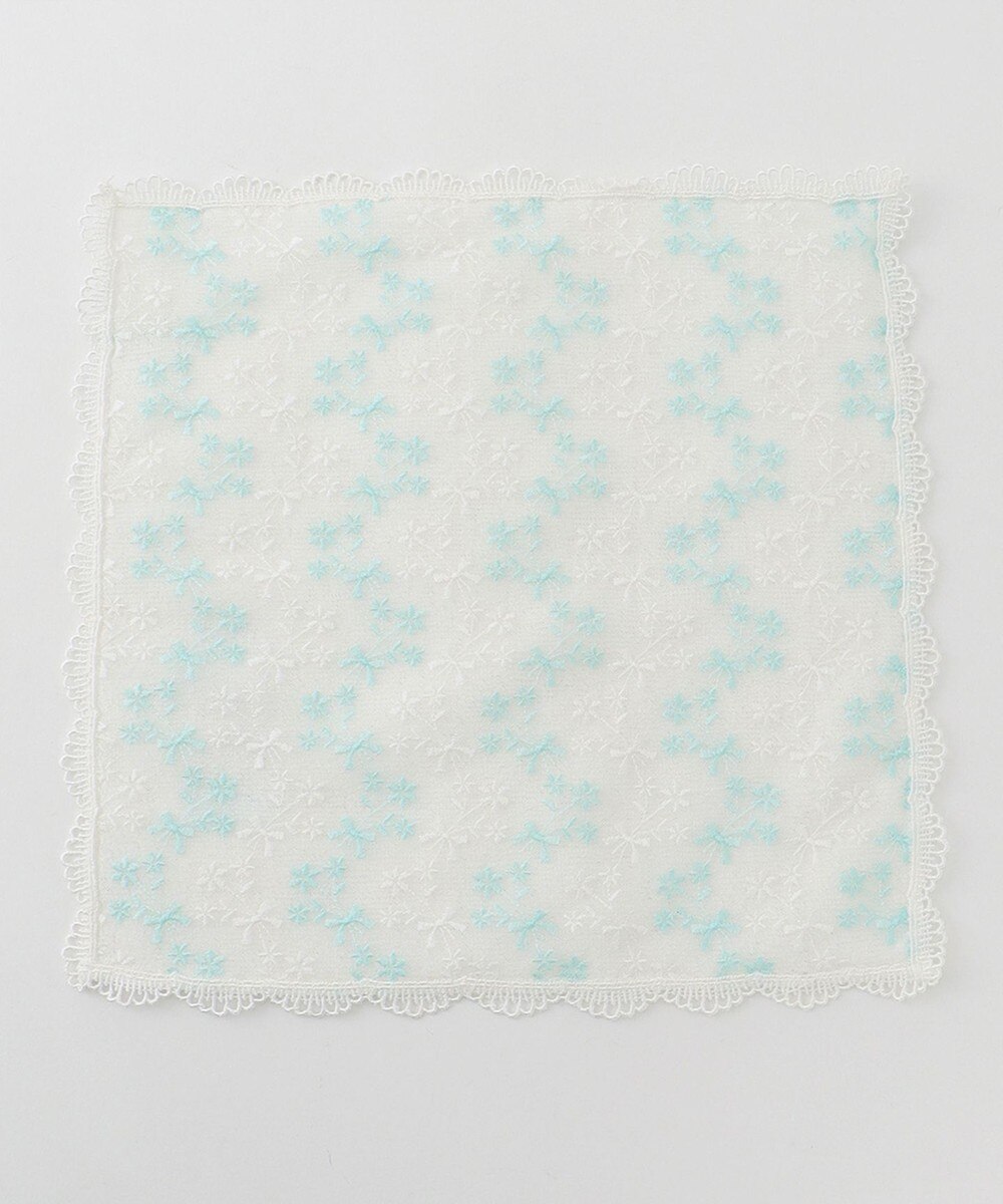 【オンワード】 TOCCA>財布/小物 FLORET TULLELACE TOWELCHIEF タオルハンカチ サックスブルー F レディース