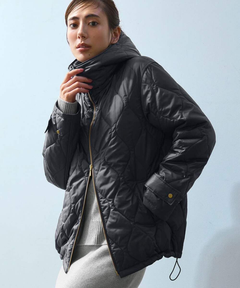 オンワード樫山23区L大きいサイズフーテッドコート48 23区（ニジュウサンク） オンワード樫山 フーディー ロング コート