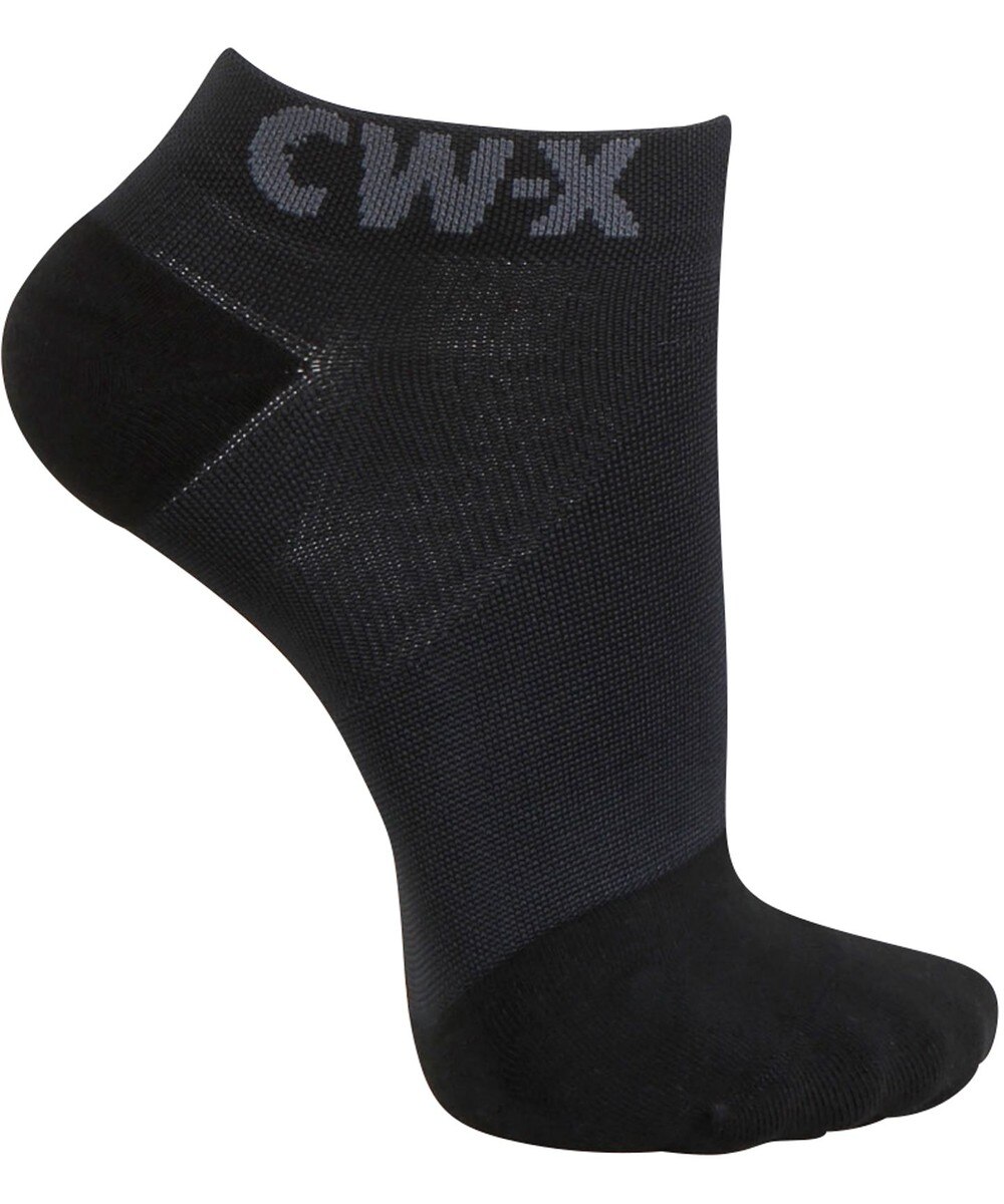 CW-X>ダンス・フィットネス CW-X ソックス 日常~軽スポーツ 足裏のアーチをサポート クッション性の高いパイル地を使用(つま先・かかと) 足首丈 抗菌防臭(つま先・かかと) ユニセックス HYR205 /ワコール ブラック S レディースの大画像
