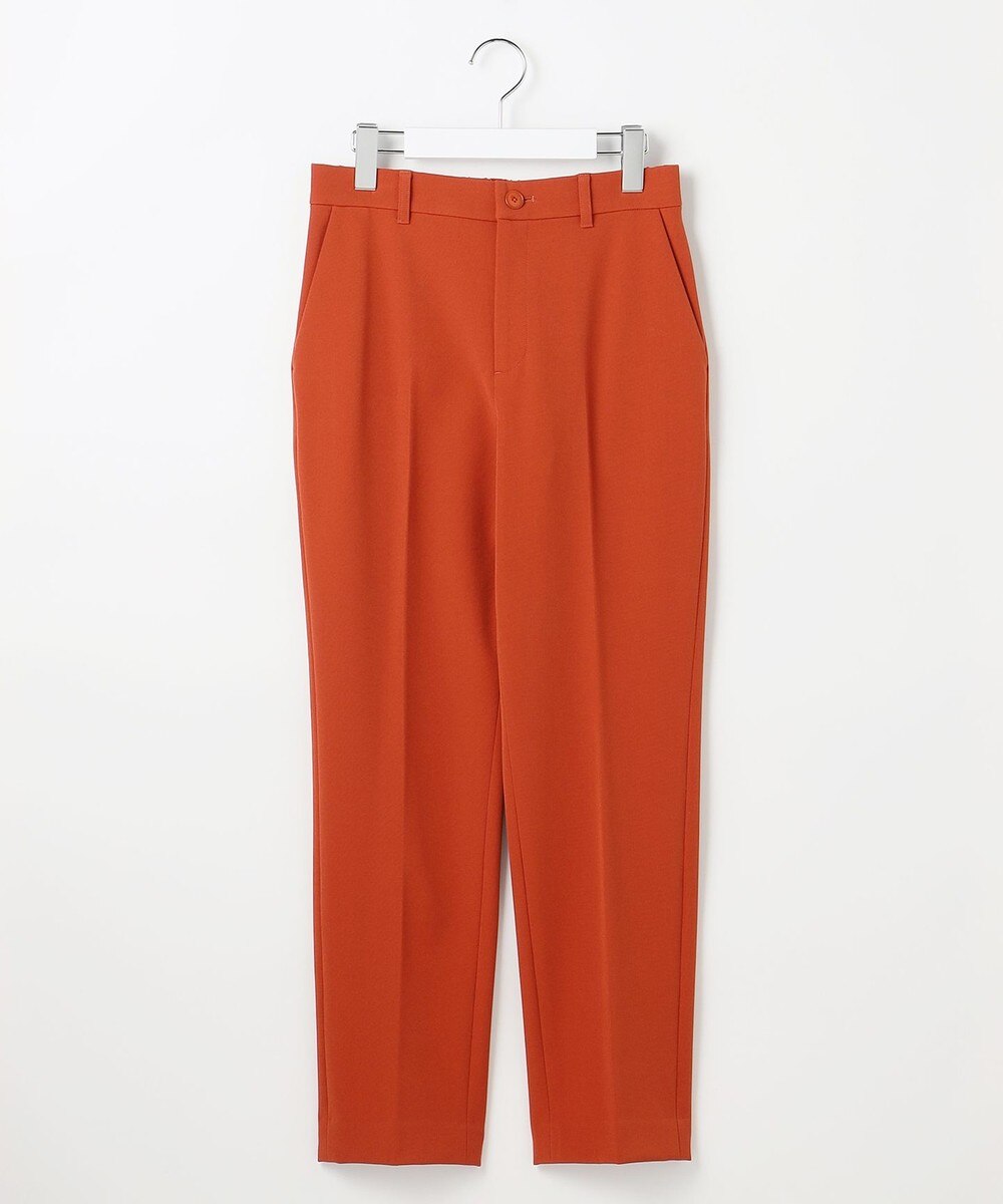 【オンワード】 自由区>パンツ TRギャバ裏起毛テーパード パンツ オレンジ 40 レディース
