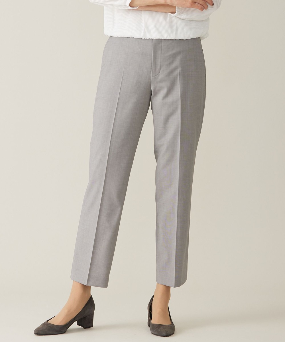 【オンワード】 J.PRESS LADIES L(大きいサイズ)>パンツ 【セットアップ対応】BAHARIYE2 テーパード パンツ ライトグレー T15 レディース 【オンワード】 J.PRESS LADIES L(大きいサイズ)>パンツ 【セットアップ対応】BAHARIYE2 テーパード パンツ ライトグレー T15 レディース