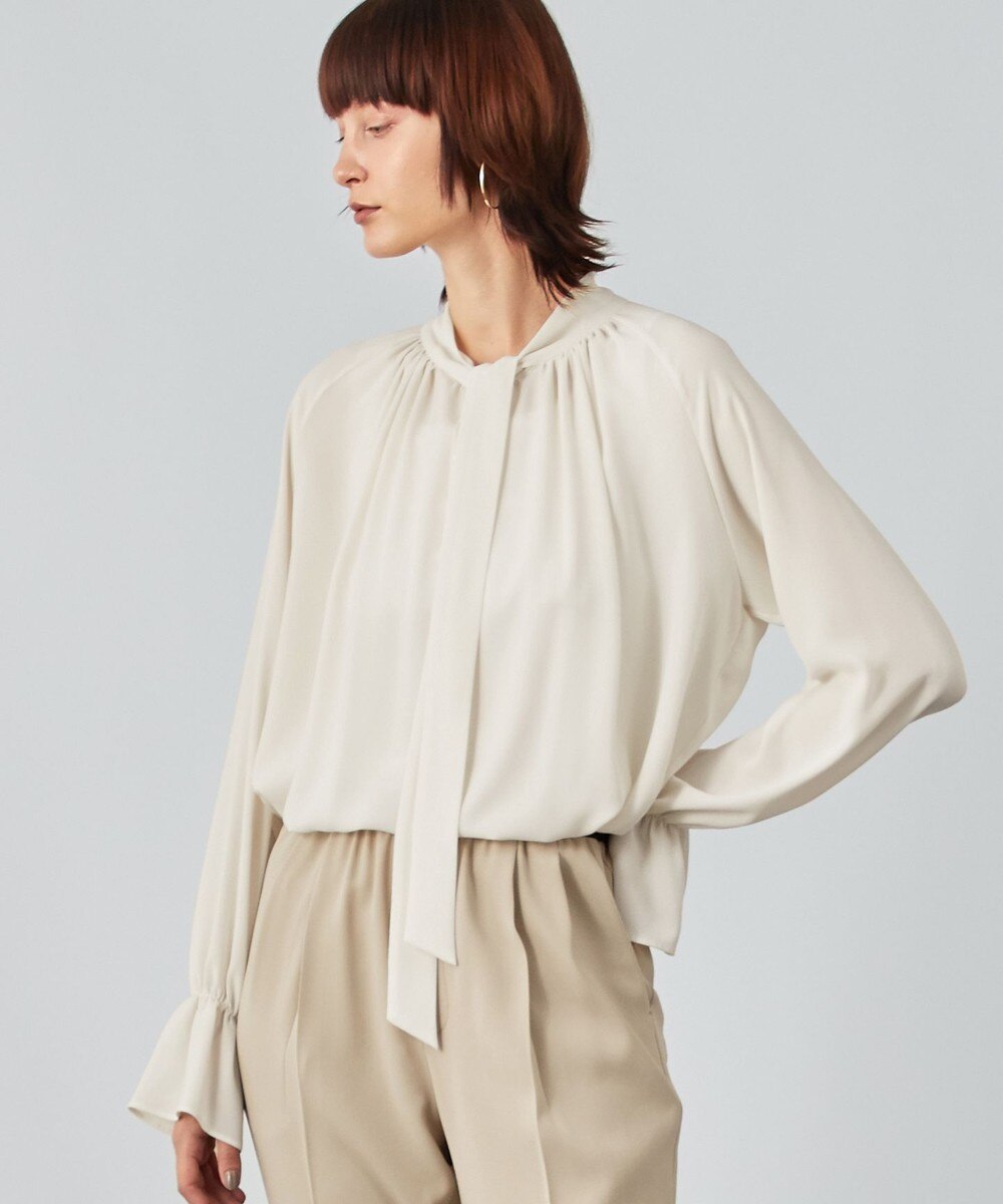 【オンワード】 BEIGE,>トップス HERM / ボウタイブラウス Lilac 2 レディース 【送料無料】