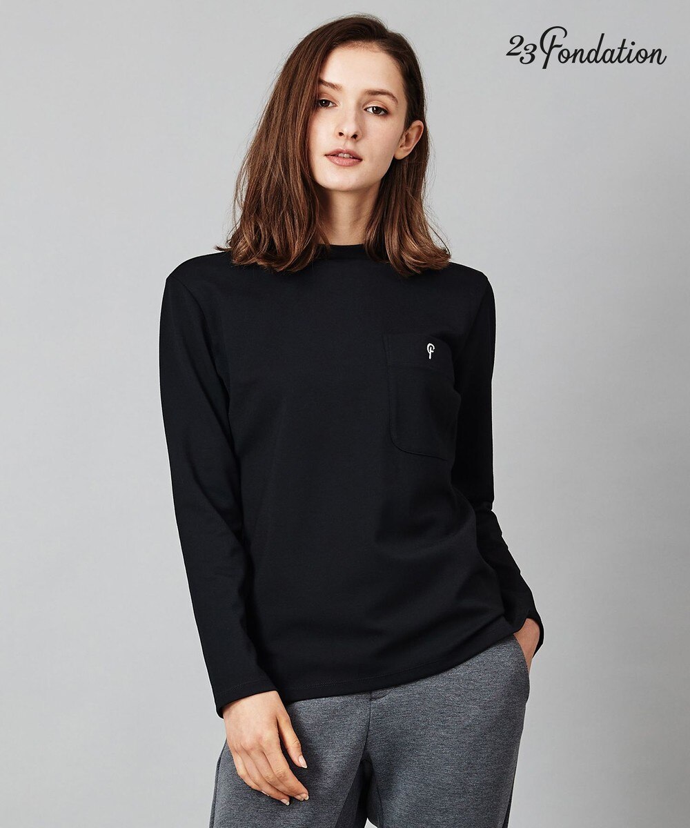 【オンワード】 23区GOLF>トップス 【WOMEN】【23Fondation/WEB & 一部店舗限定】コットンナイロンポンチTシャツ ホワイト 3 レディース 【送料無料】