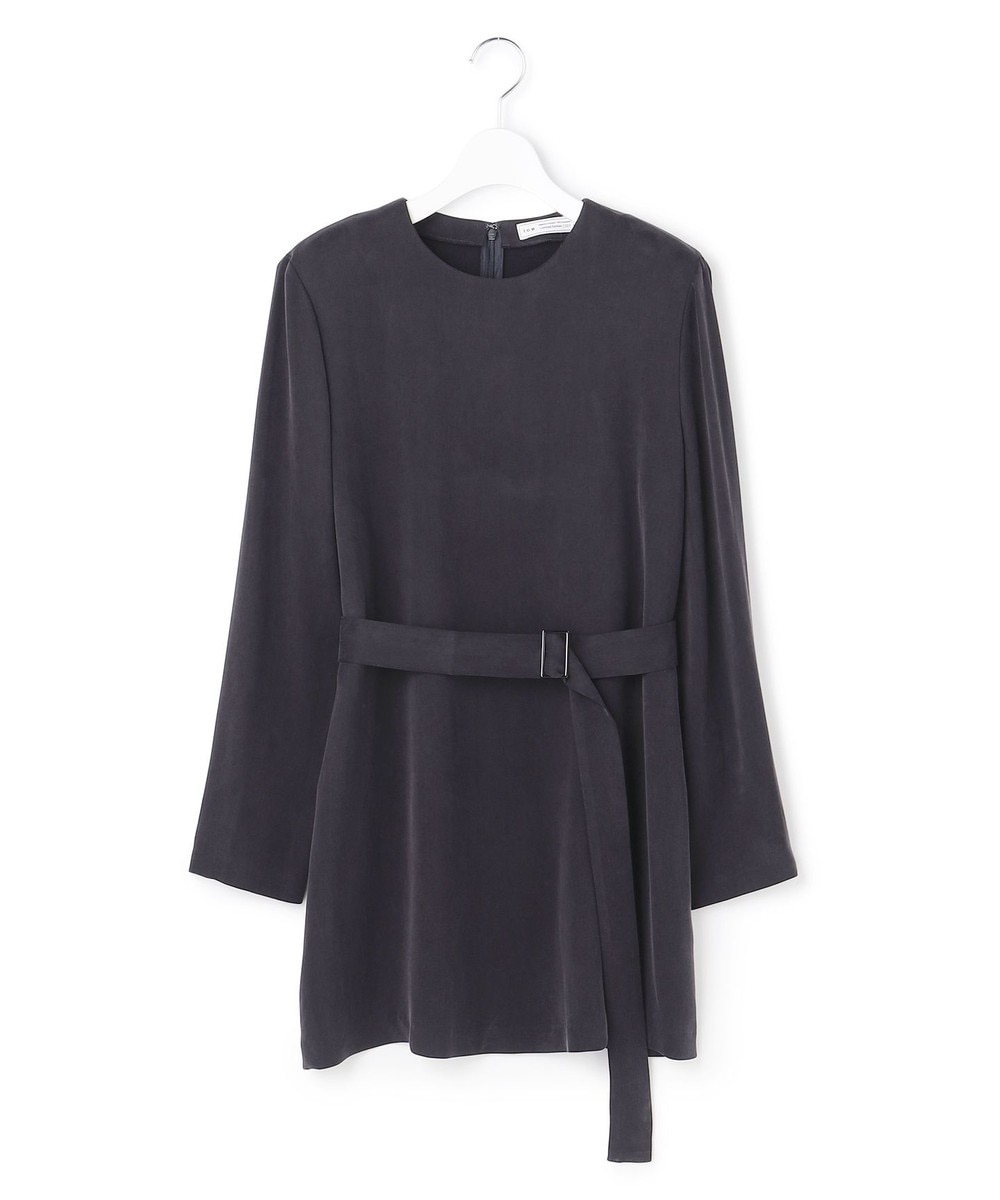 【オンワード】 ICB L(大きいサイズ)>トップス 【WEB&一部店舗限定】BrightCupraSatin チュニックブラウス チャコールネイビー 42 レディース 【オンワード】 ICB L(大きいサイズ)>トップス 【WEB&一部店舗限定】BrightCupraSatin チュニックブラウス チャコールネイビー 42 レディース