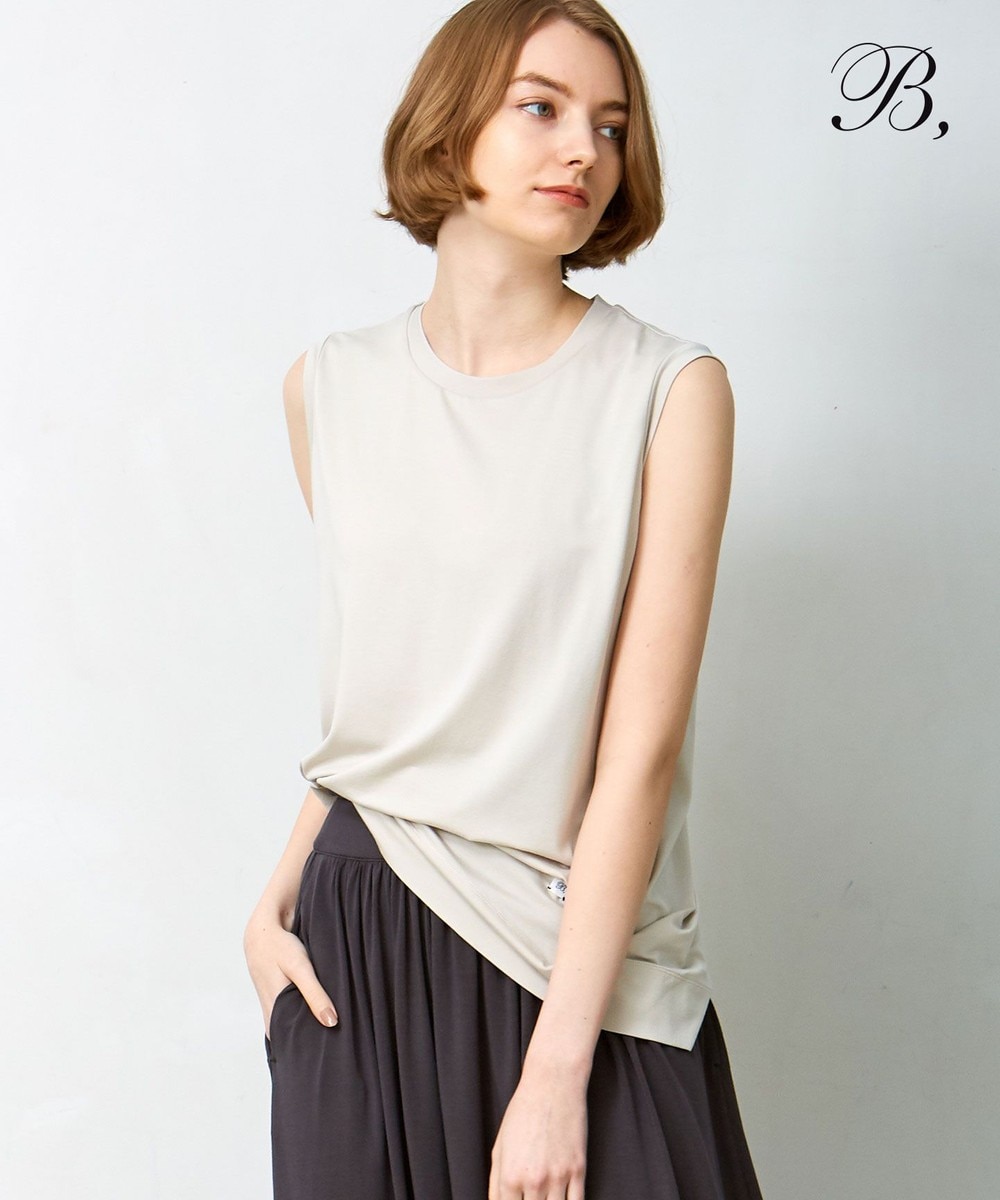 【オンワード】 BEIGE，>トップス 【B,】FREYA / ノースリーブカットソー Taupe S レディース 【送料無料】