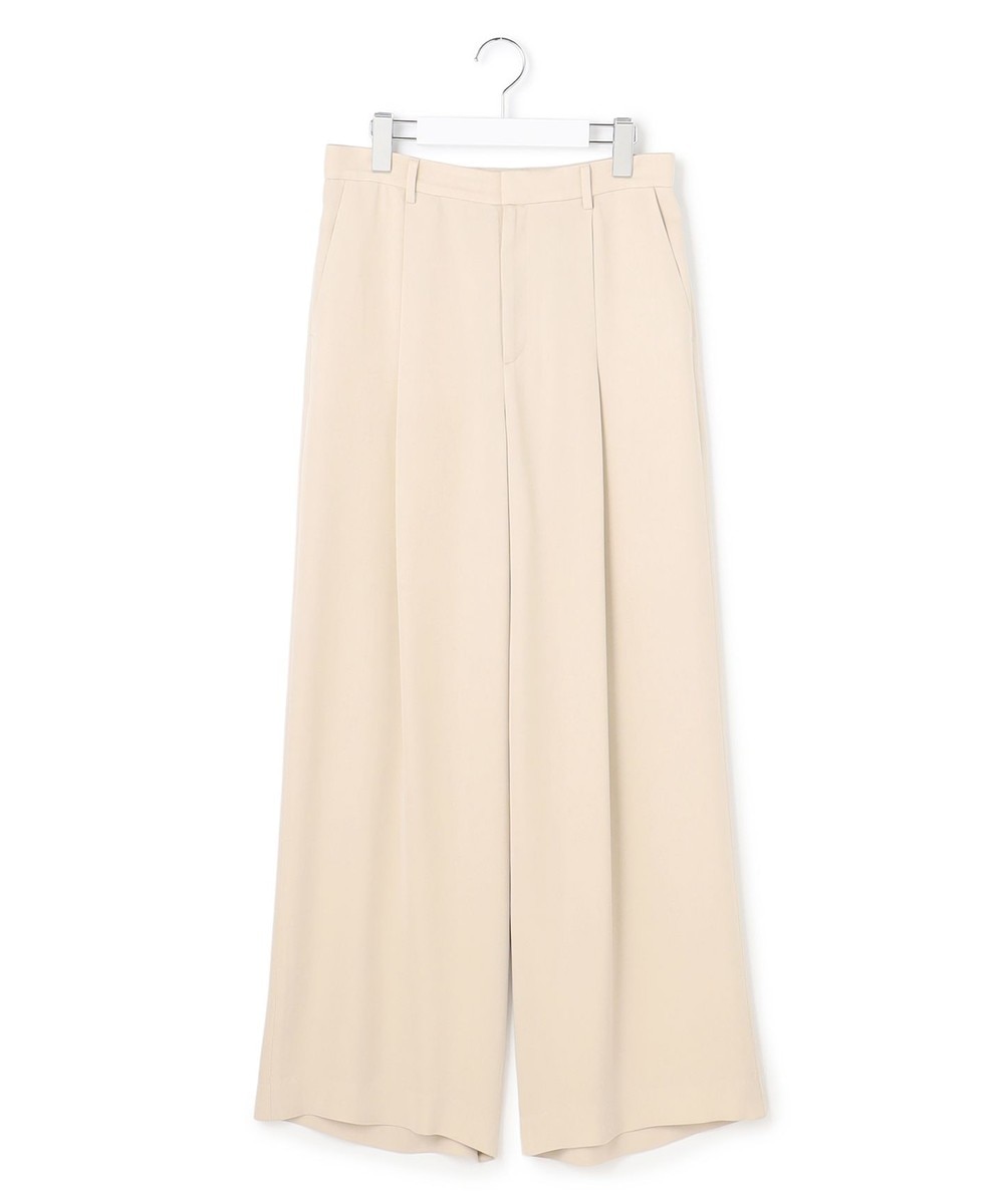 【オンワード】 ICB>パンツ 【WEB&一部店舗限定】BrightCupraSatin ワイドパンツ ベージュ 2 レディース 【オンワード】 ICB>パンツ 【WEB&一部店舗限定】BrightCupraSatin ワイドパンツ ベージュ 2 レディース