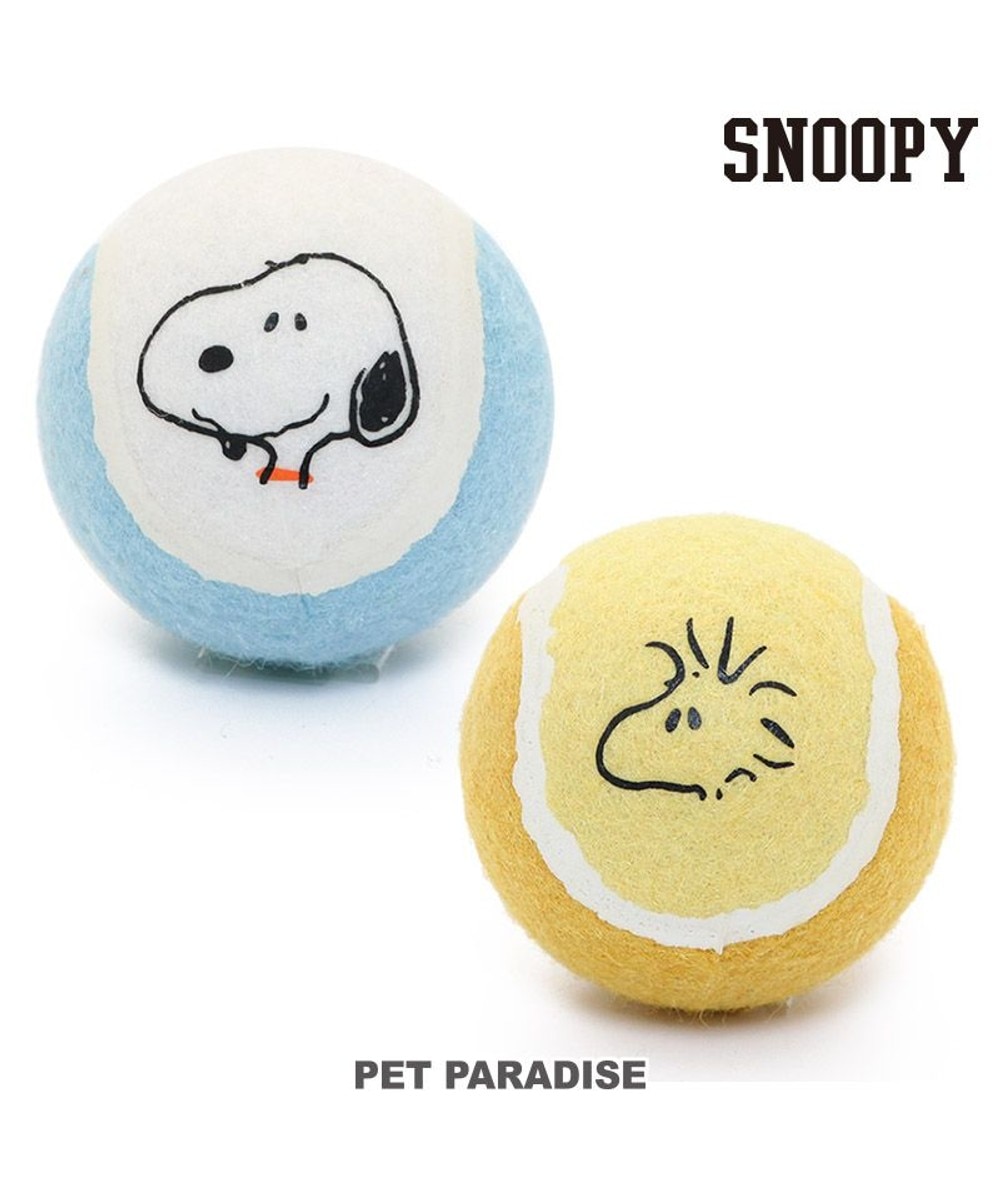 PET PARADISE>ペットグッズ スヌーピー テニス ボール トイ 犬おもちゃ マルチカラー -