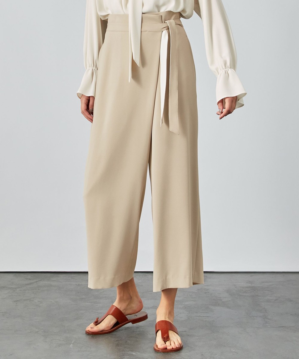 【オンワード】 BEIGE,>パンツ CINDY / ワイドパンツ Navy x White 6 レディース 【送料無料】