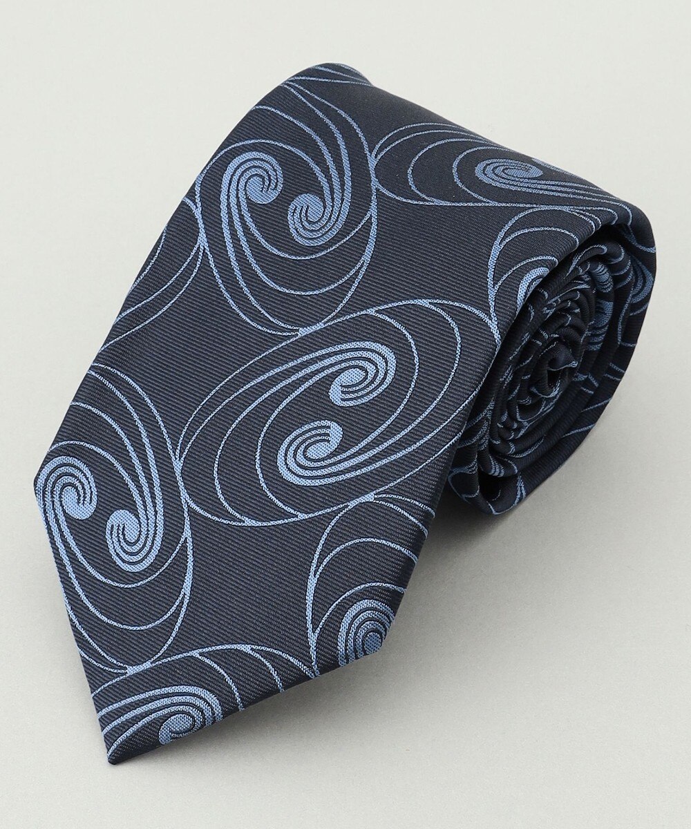 【オンワード】 GOTAIRIKU>スーツ/ネクタイ 【FRANCO BASSI】イタリア製ネクタイ_ネイビー系ペイズリー ネイビー F メンズ 【送料無料】