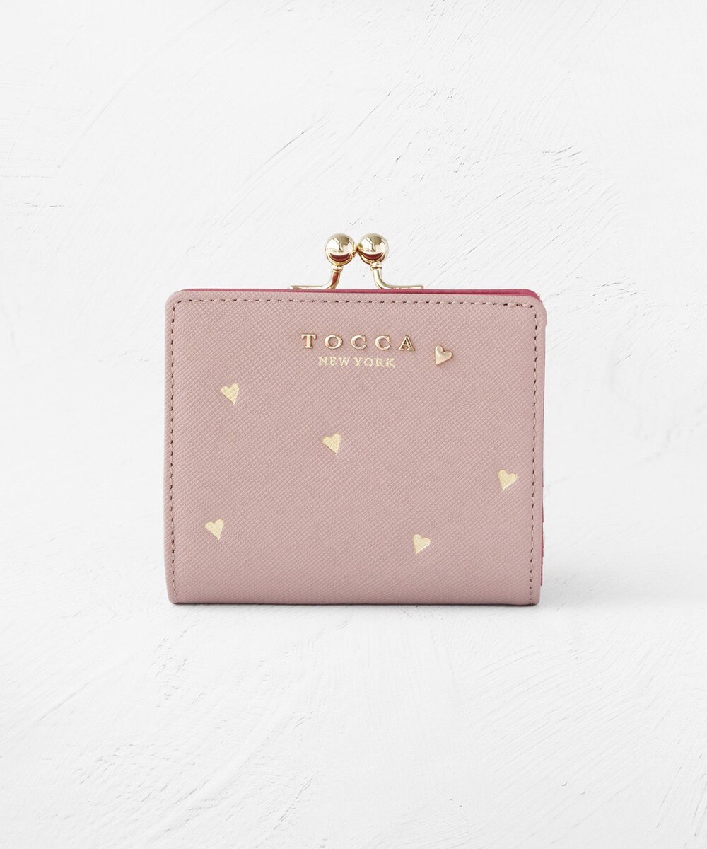 【オンワード】 TOCCA>財布/小物 LUCKY SHOWER BIIFOLOD WALLET 二つ折り財布 ピンク F レディース