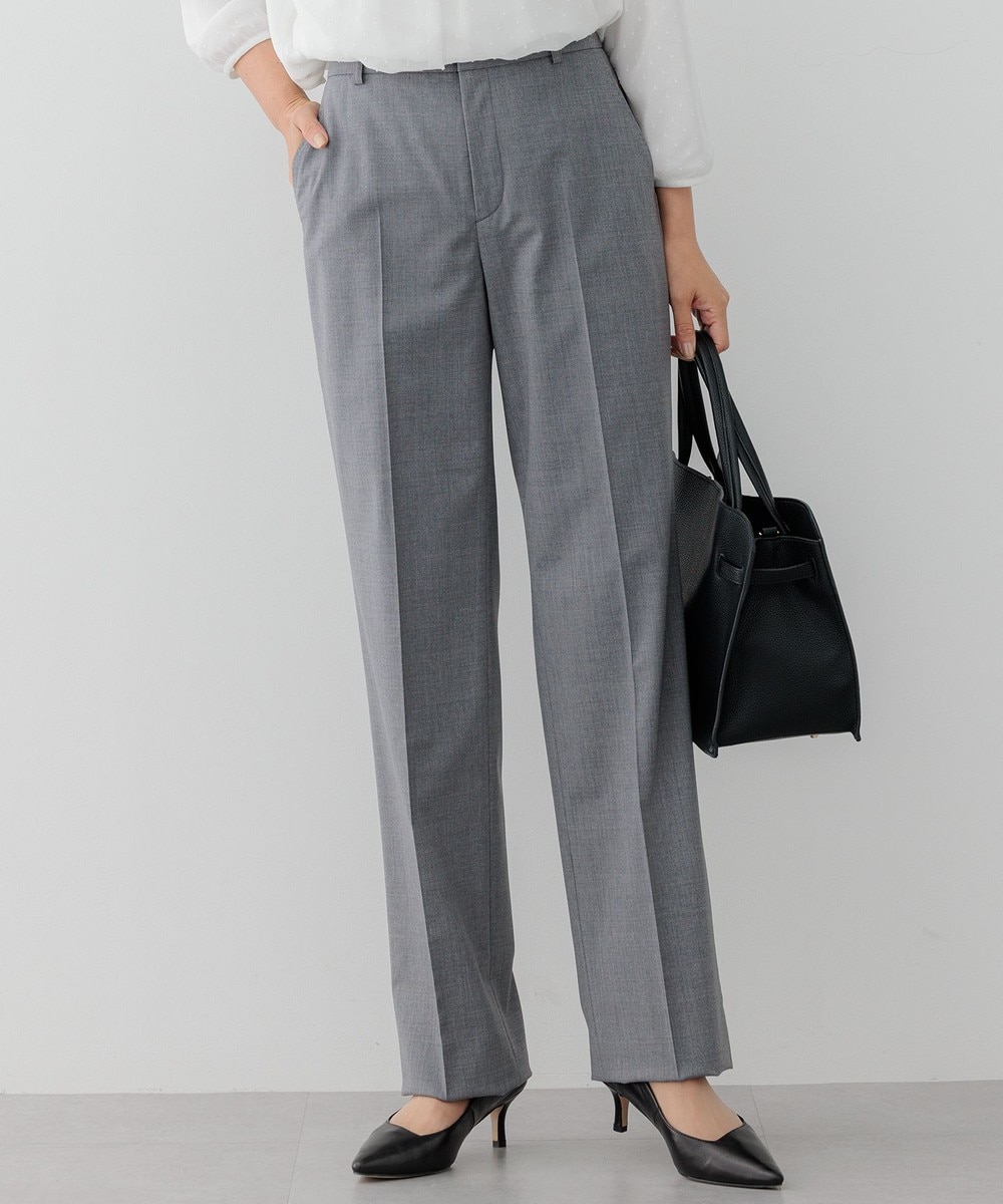 【オンワード】 23区>パンツ 【セットアップ対応】ラフィーネウール テーパードパンツ ライトグレー 38 レディース 【オンワード】 23区>パンツ 【セットアップ対応】ラフィーネウール テーパードパンツ ライトグレー 38 レディース