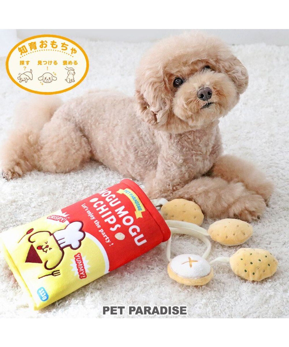【オンワード】 PET PARADISE>ペットグッズ ペットパラダイス ノーズワーク トイ 《ポテトチップス》 小型犬 レッド 0