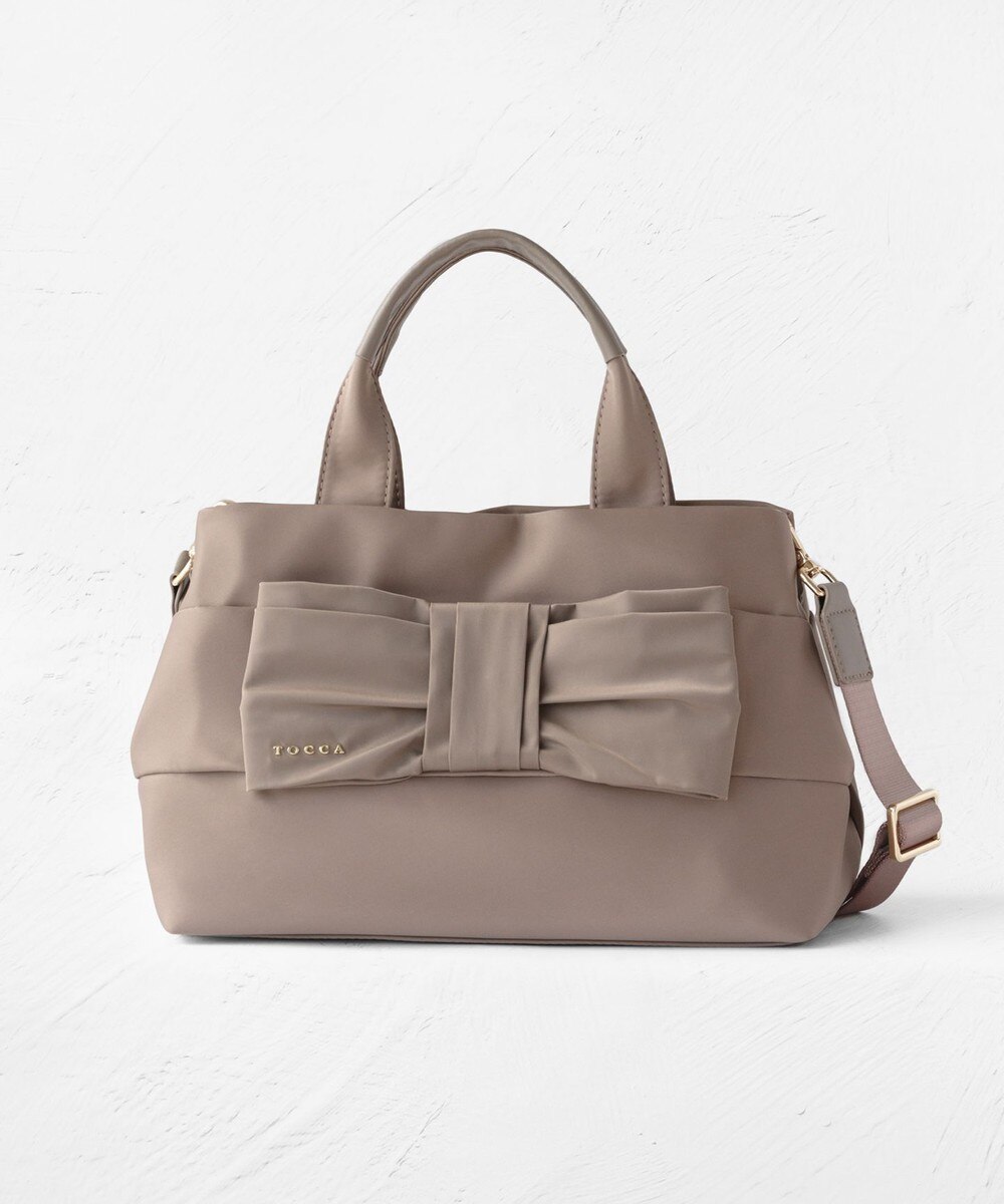 【オンワード】 TOCCA>バッグ TIED RIBBON NYLONBAG バッグ ベージュ F レディース