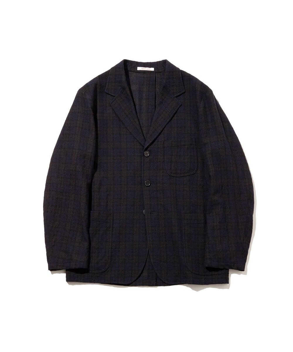 【オンワード】 J.PRESS MEN>ジャケット/アウター 【J.PRESS ORIGINALS】Wool Nylon Refine Tartan Check 3B Sack Jacket / Japan Made ネイビー 36 メンズ 【オンワード】 J.PRESS MEN>ジャケット/アウター 【J.PRESS ORIGINALS】Wool Nylon Refine Tartan Check 3B Sack Jacket / Japan Made ネイビー 36 メンズ