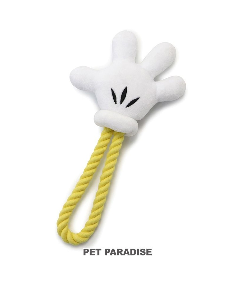 PET PARADISE>ペットグッズ ディズニー 犬用おもちゃ ミッキー 手のロープトイ - -