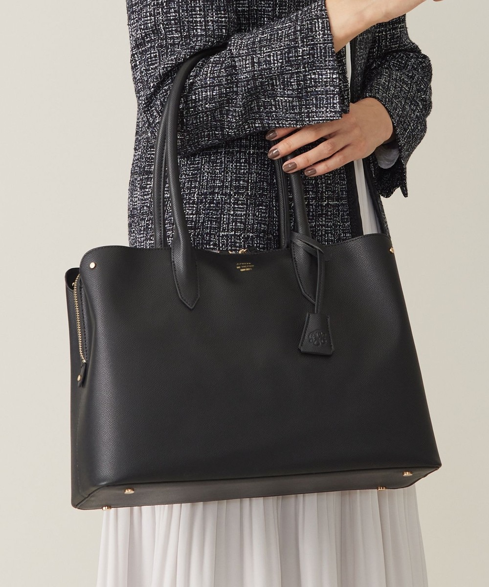 【オンワード】 J.PRESS LADIES>バッグ 【A4サイズ収納可・PC収納可】ポケット 通勤 トート バッグ ブラック F レディース 【オンワード】 J.PRESS LADIES>バッグ 【A4サイズ収納可・PC収納可】ポケット 通勤 トート バッグ ブラック F レディース