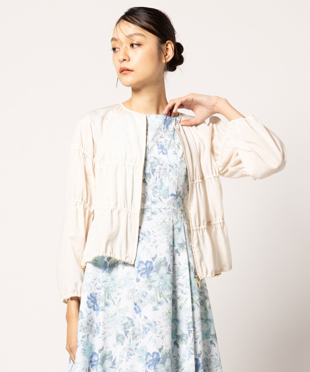 【オンワード】 TOCCA>ジャケット/アウター 【撥水・消臭・接触冷感・洗える!】MILLE FILLE ジャケット アイボリー 0 レディース 【オンワード】 TOCCA>ジャケット/アウター 【撥水・消臭・接触冷感・洗える!】MILLE FILLE ジャケット アイボリー 0 レディース