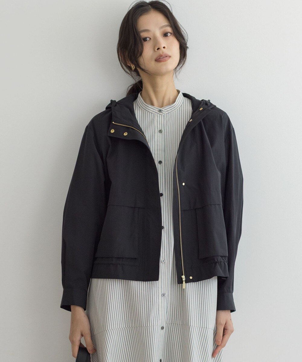 【オンワード】 組曲>ジャケット/アウター タイプライター マウンテンパーカー ブラック 2 レディース