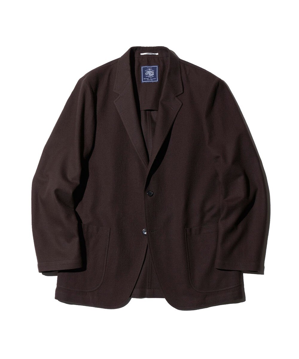 【オンワード】 J.PRESS MEN>ジャケット/アウター 【J.PRESS ORIGINALS】WOOL/COTTON SERGE 3B OLD FIT JACKET ダークブラウン 32 メンズ