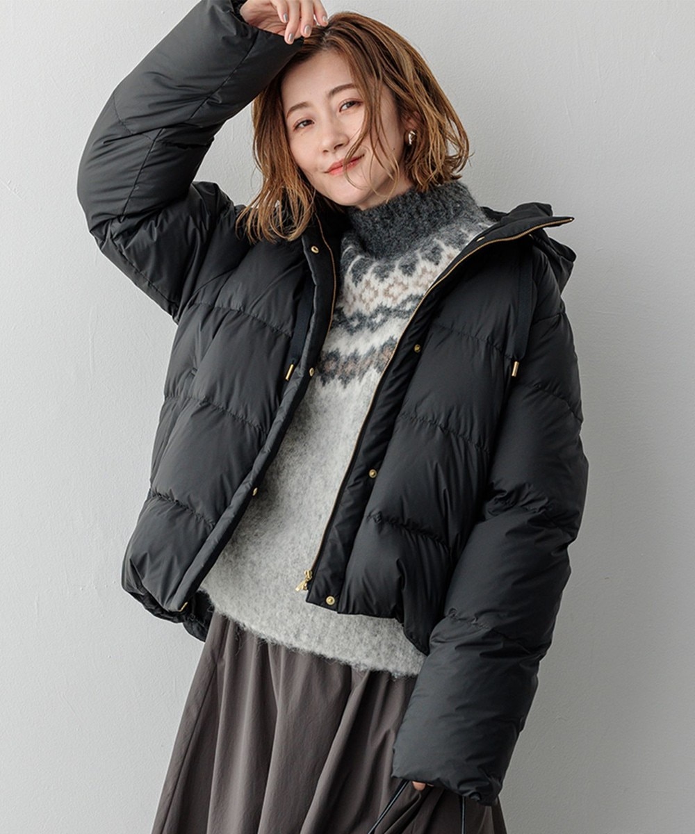 【オンワード】 23区 L(大きいサイズ)>ジャケット/アウター 【洗える/撥水加工】シレータフタ コンパクト ダウンコート ブラック 46 レディース 【オンワード】 23区 L(大きいサイズ)>ジャケット/アウター 【洗える/撥水加工】シレータフタ コンパクト ダウンコート ブラック 46 レディース