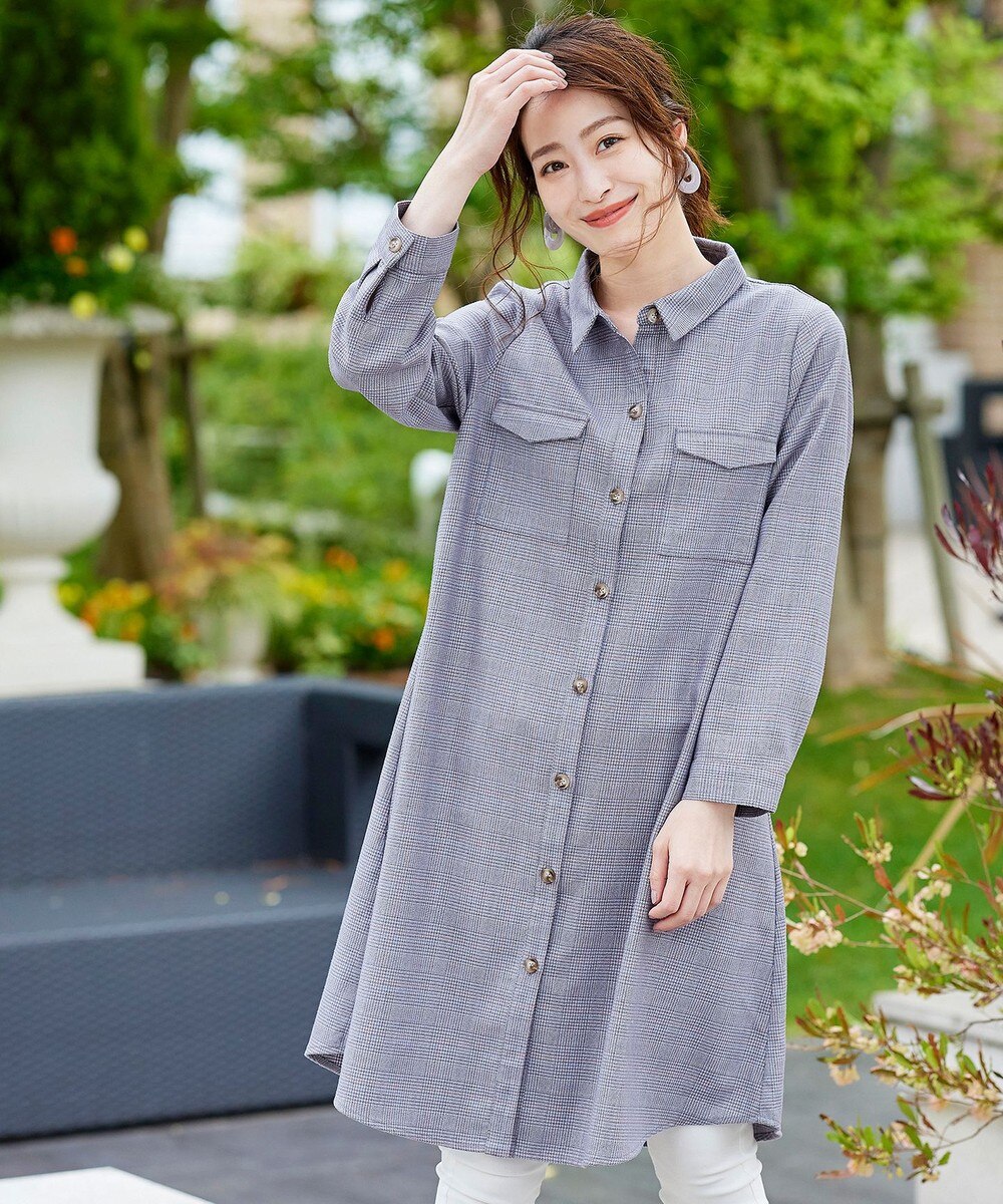 【洗える】小顔効果も叶うCPOチュニックワンピース