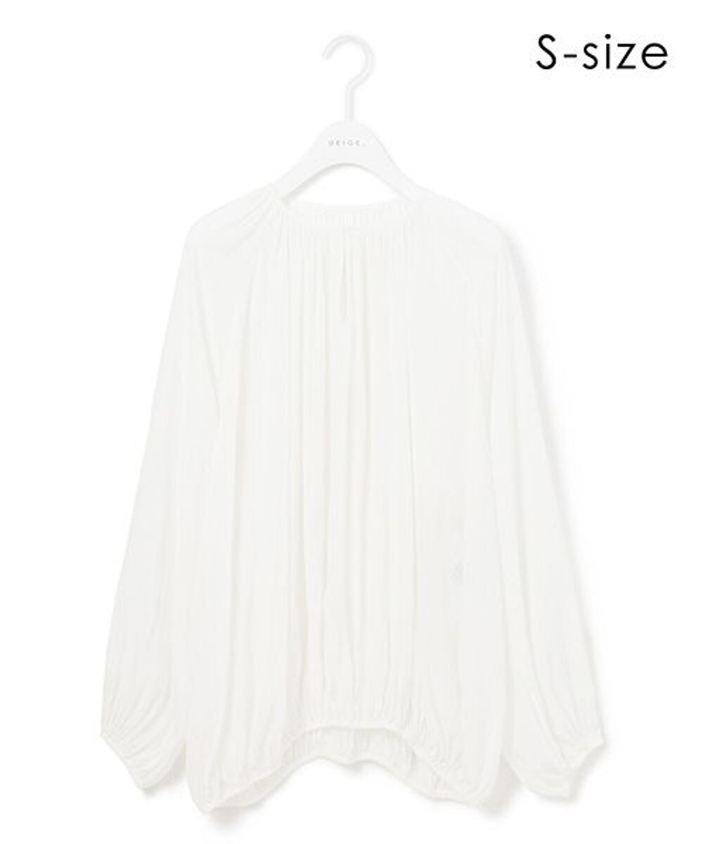 【オンワード】 BEIGE,>トップス 【S-size】TALEK / 2WAYブラウス White 32 レディース 【送料無料】