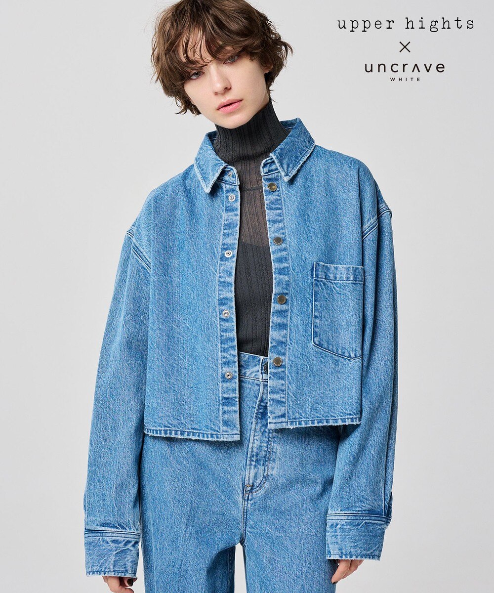 【オンワード】 uncrave>トップス 【upper hights × uncrave WHITE】THE WHITE シャツジャケット（uncrave WHITE） FLOW 2 レディース