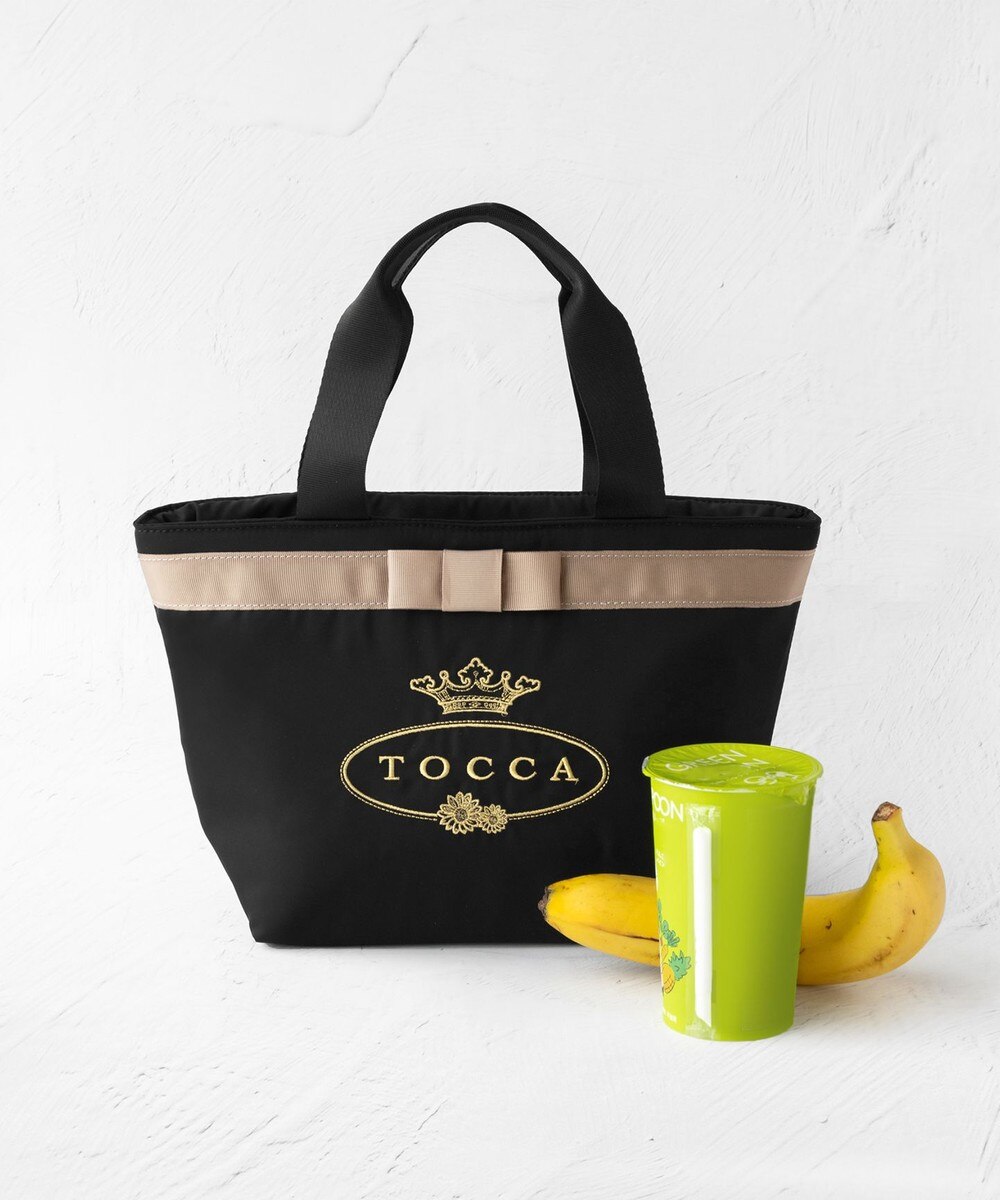 【オンワード】 TOCCA>バッグ 【WEB＆一部店舗限定】POINT OF RIBBON COOLERBAG クーラーバッグ ブラック F レディース