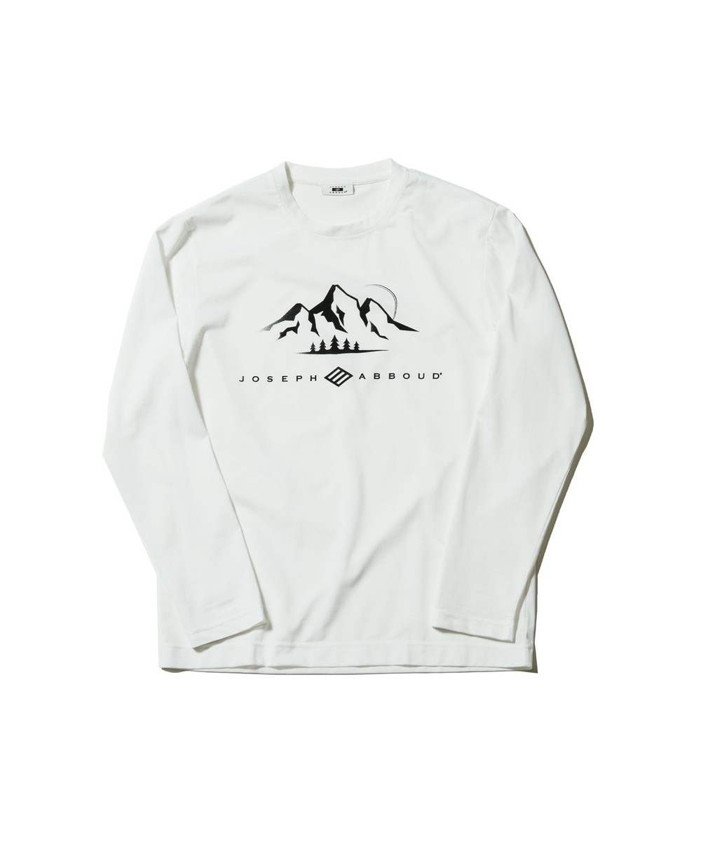 【オンワード】 JOSEPH ABBOUD>トップス 【JOSEPH ABBOUD MOUNTAIN】MTロゴ カットソー ライトグレー S メンズ 【送料無料】