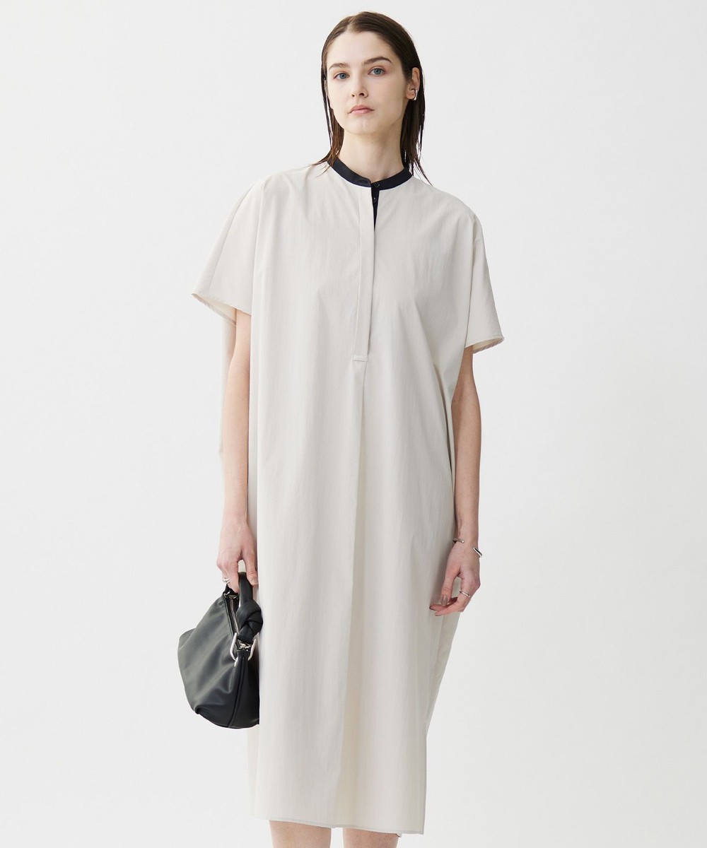 【オンワード】 ICB>ワンピース 【接触冷感・UVカット・洗える】RENUソフトタイプライター バンドカラーワンピース トープ×ブラック 0 レディース 【オンワード】 ICB>ワンピース 【接触冷感・UVカット・洗える】RENUソフトタイプライター バンドカラーワンピース トープ×ブラック 0 レディース